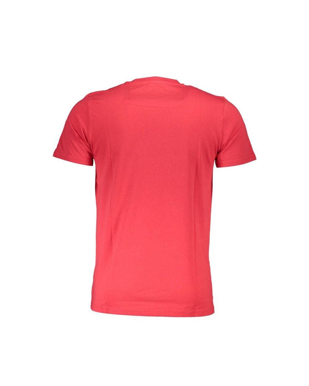 Roberto Cavalli Red Cotton T-Shirt for men
