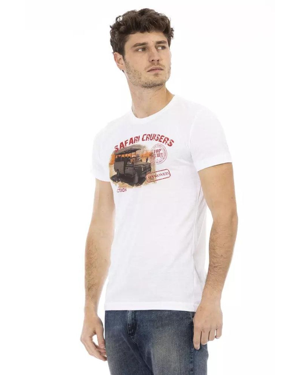 TRUSSARDI ACTION White Cotton Men T for men