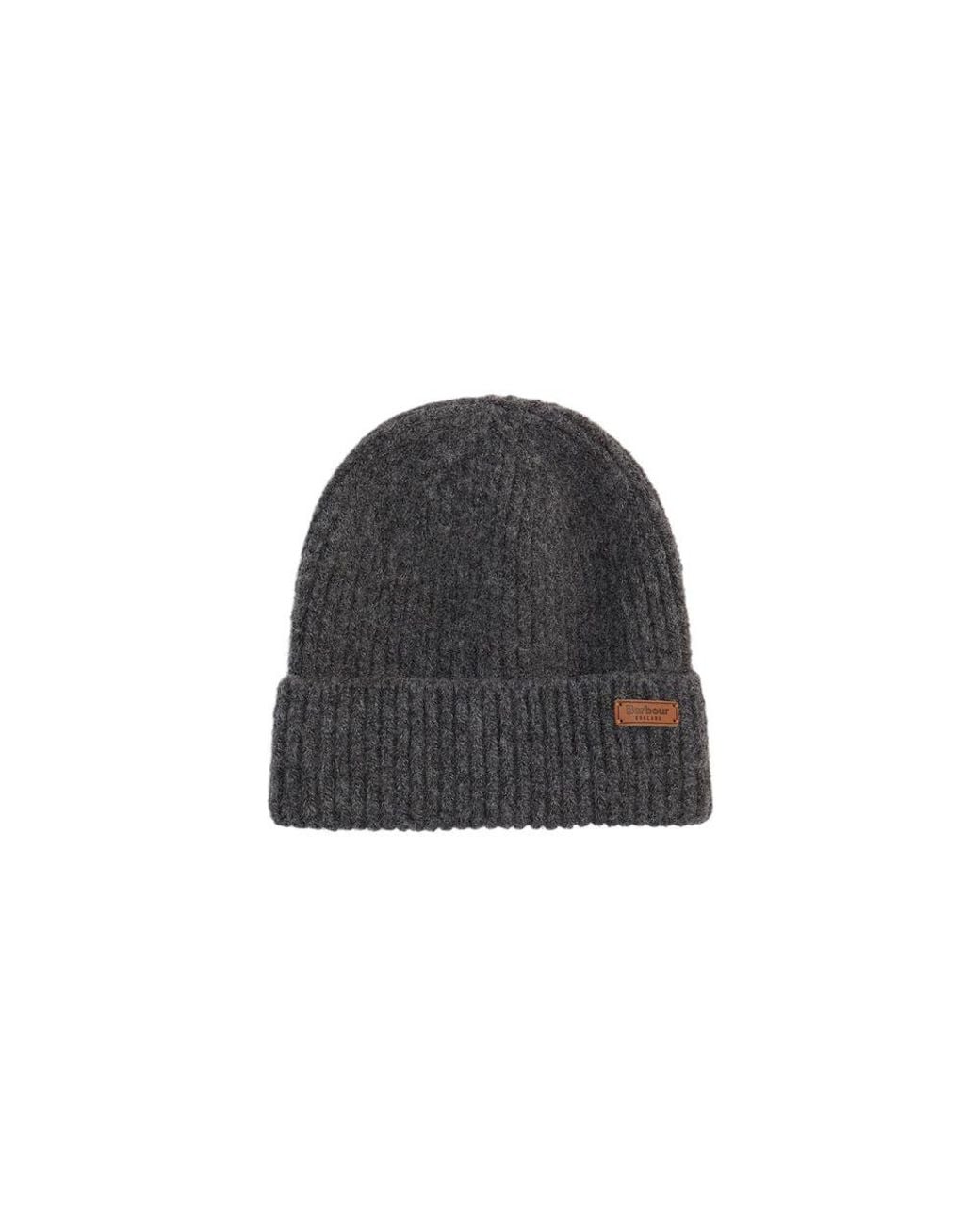 Barbour Gray Polyester Beanie