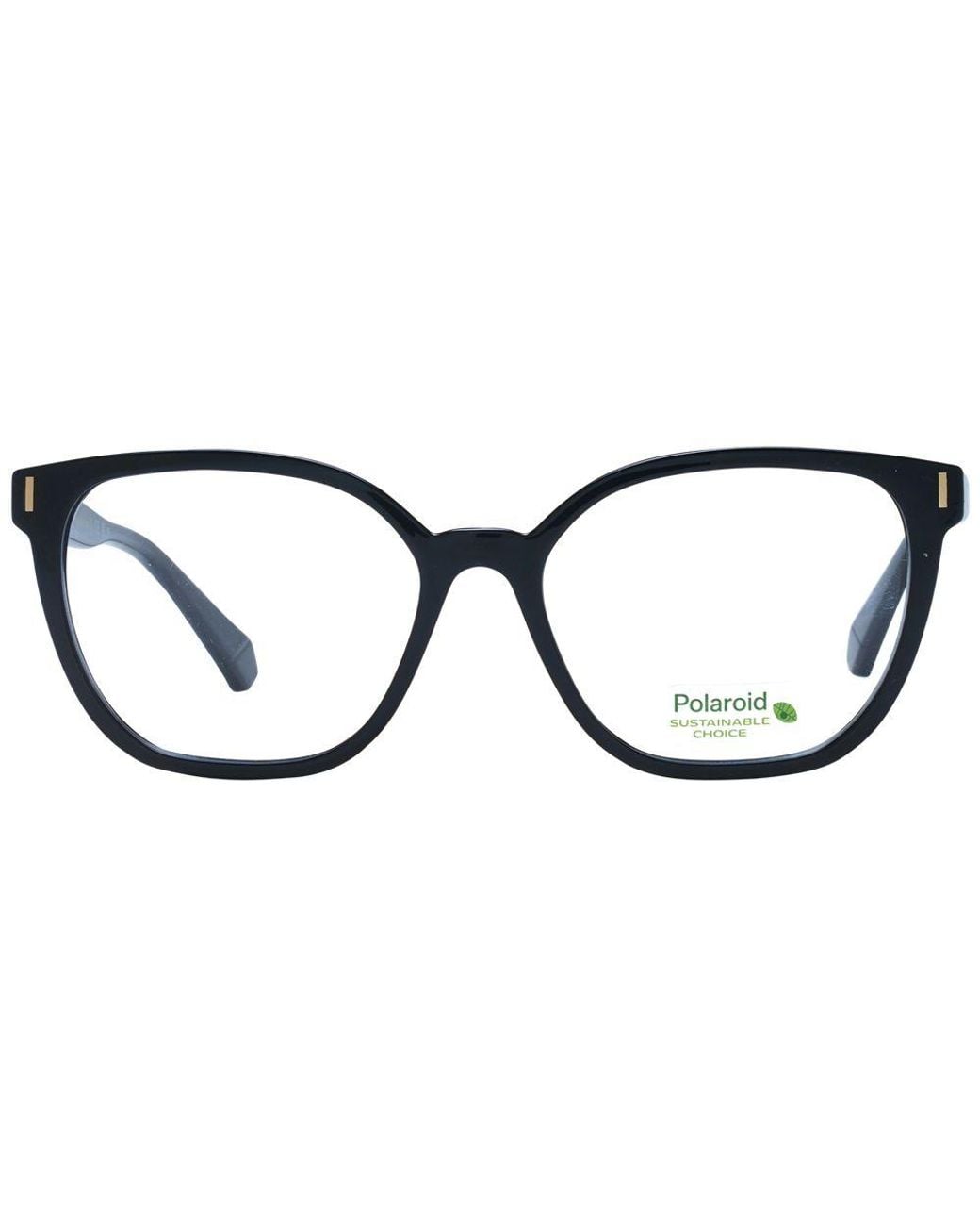 Polaroid Black Eyeglasses Sustainable Choice for men