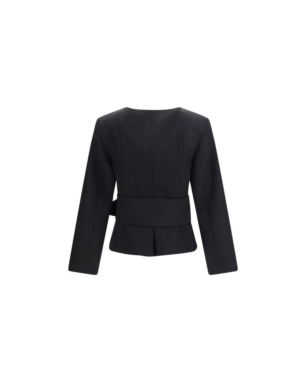 Jacquemus Black Wool Oves Aries Full