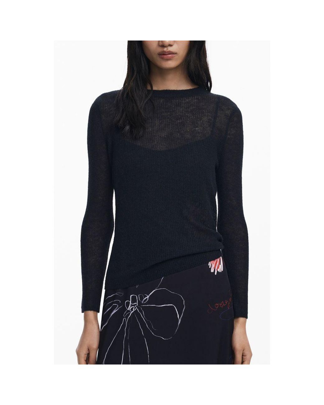 Desigual Blue Polyester Dress