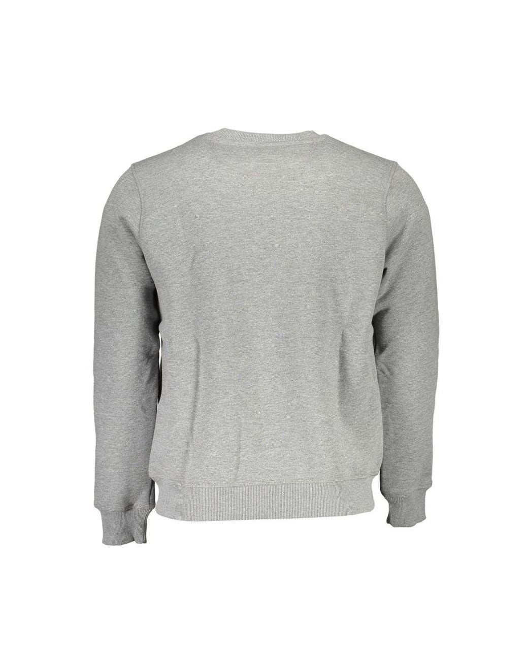 North Sails Gray Cotton Sweater for men