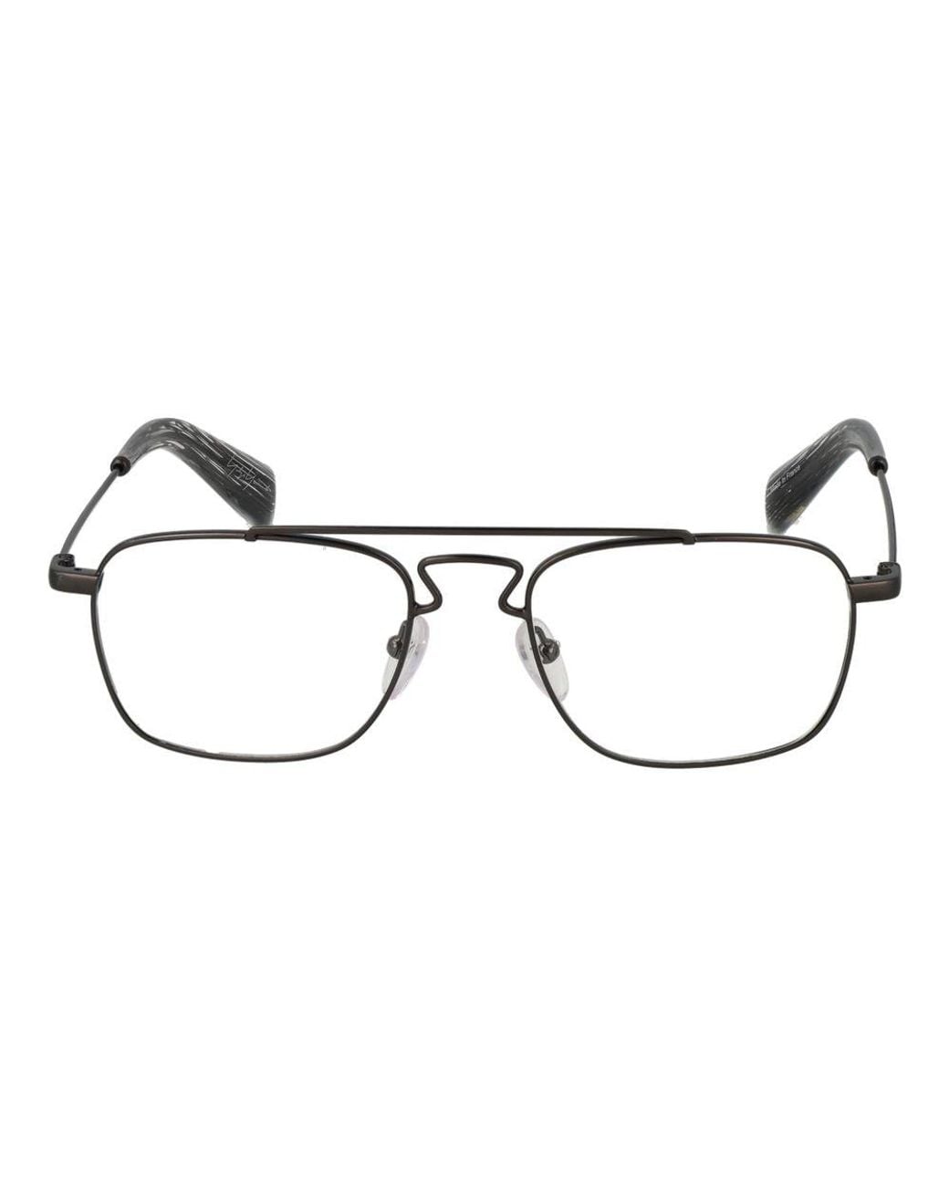 Yohji Yamamoto Brown Metal Glasses (Frames) for men