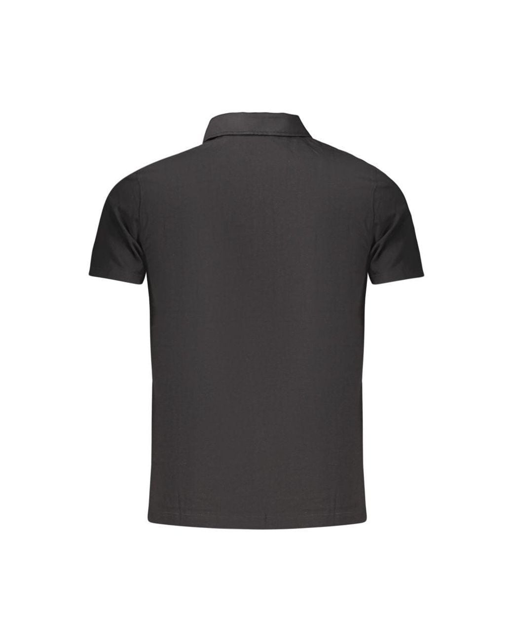 Guess Black Cotton Men's Polo for men