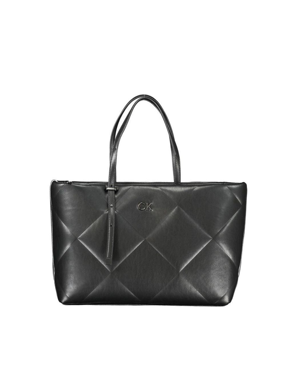 Calvin Klein Black Polyester Handbag