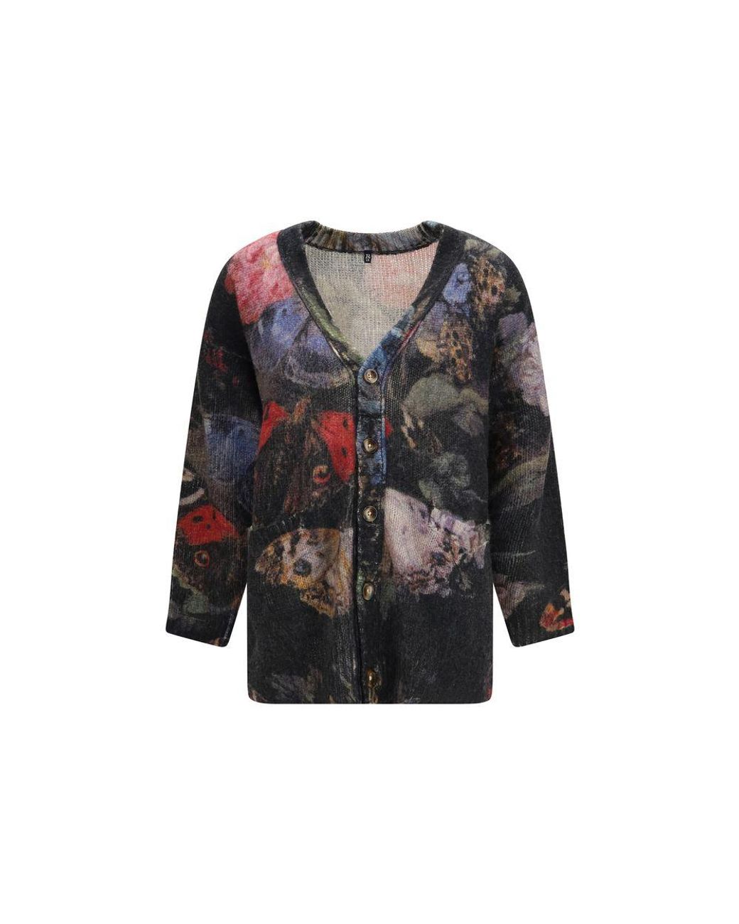 R13 Black Cashmere Cardigan