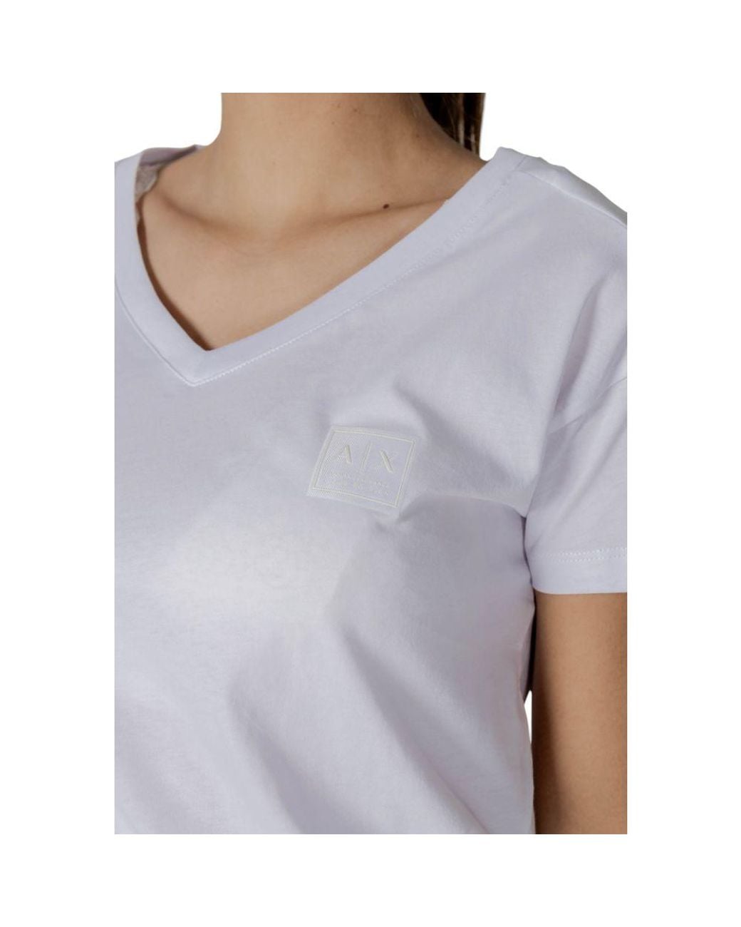 ARMANI EXCHANGE Blue Cotton T-Shirt
