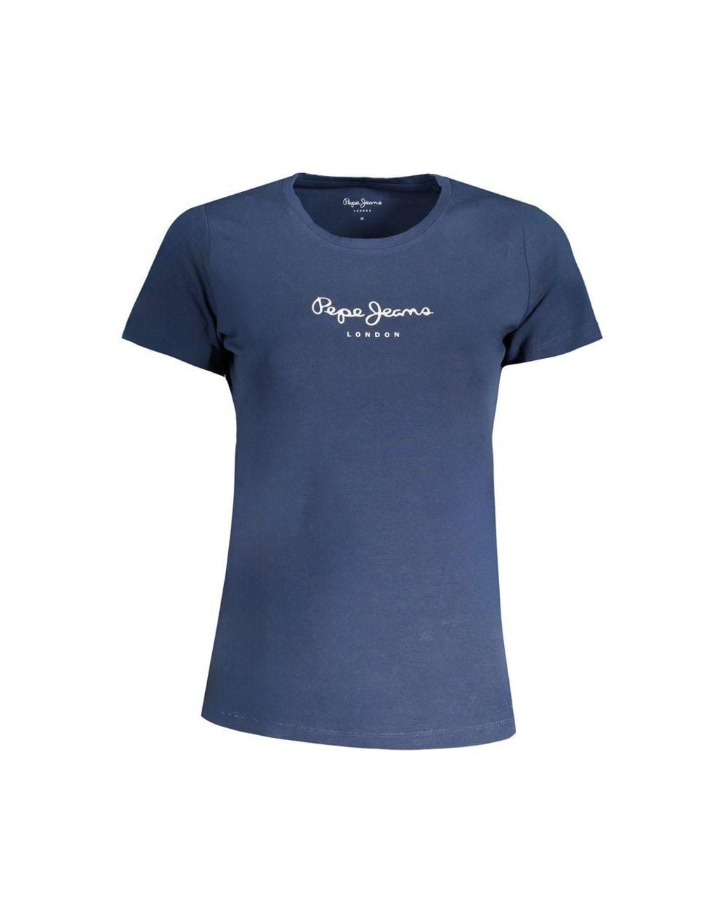 Pepe Jeans Blue Cotton Tops & T
