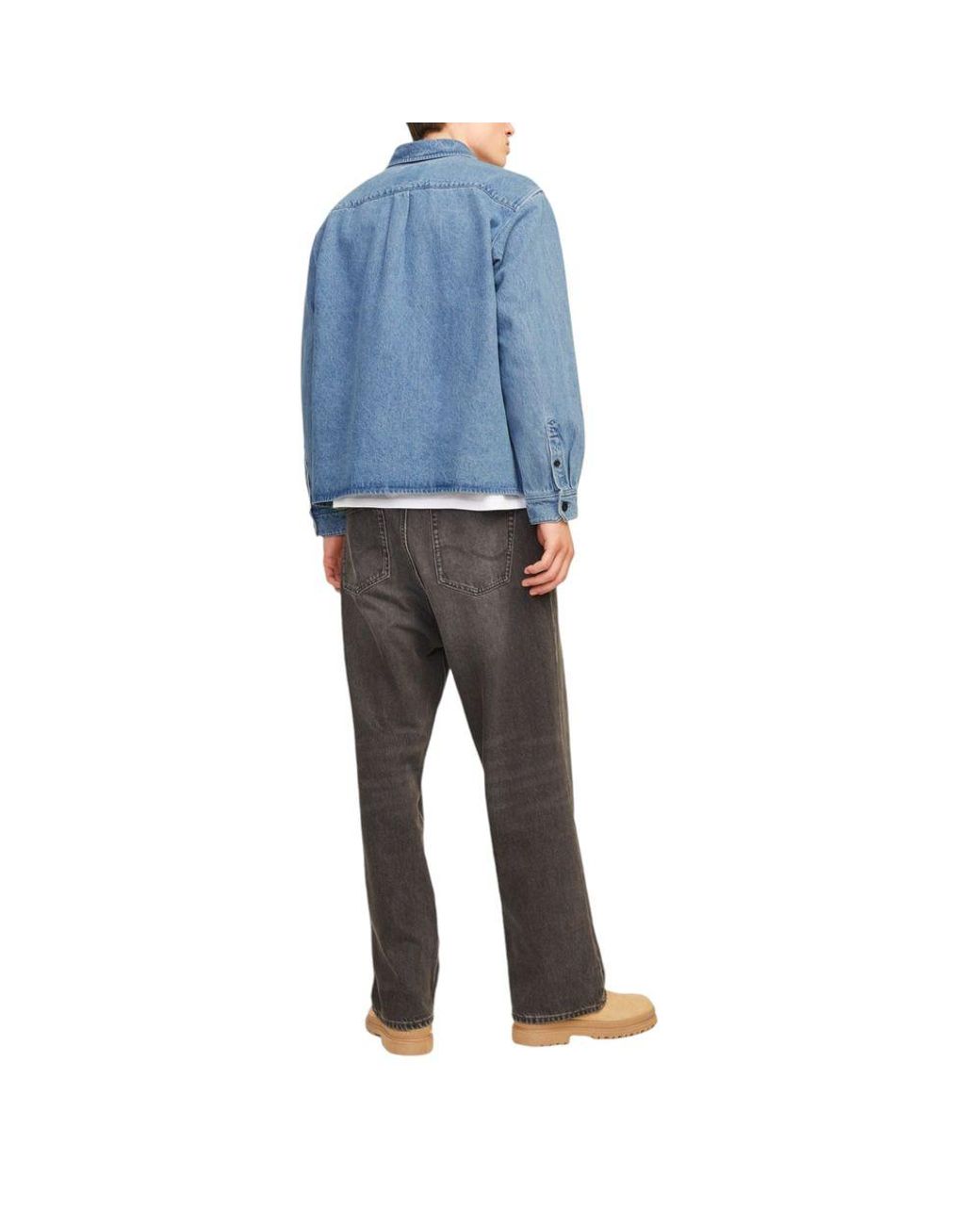 Jack & Jones Light Blue Denim Shirt for men