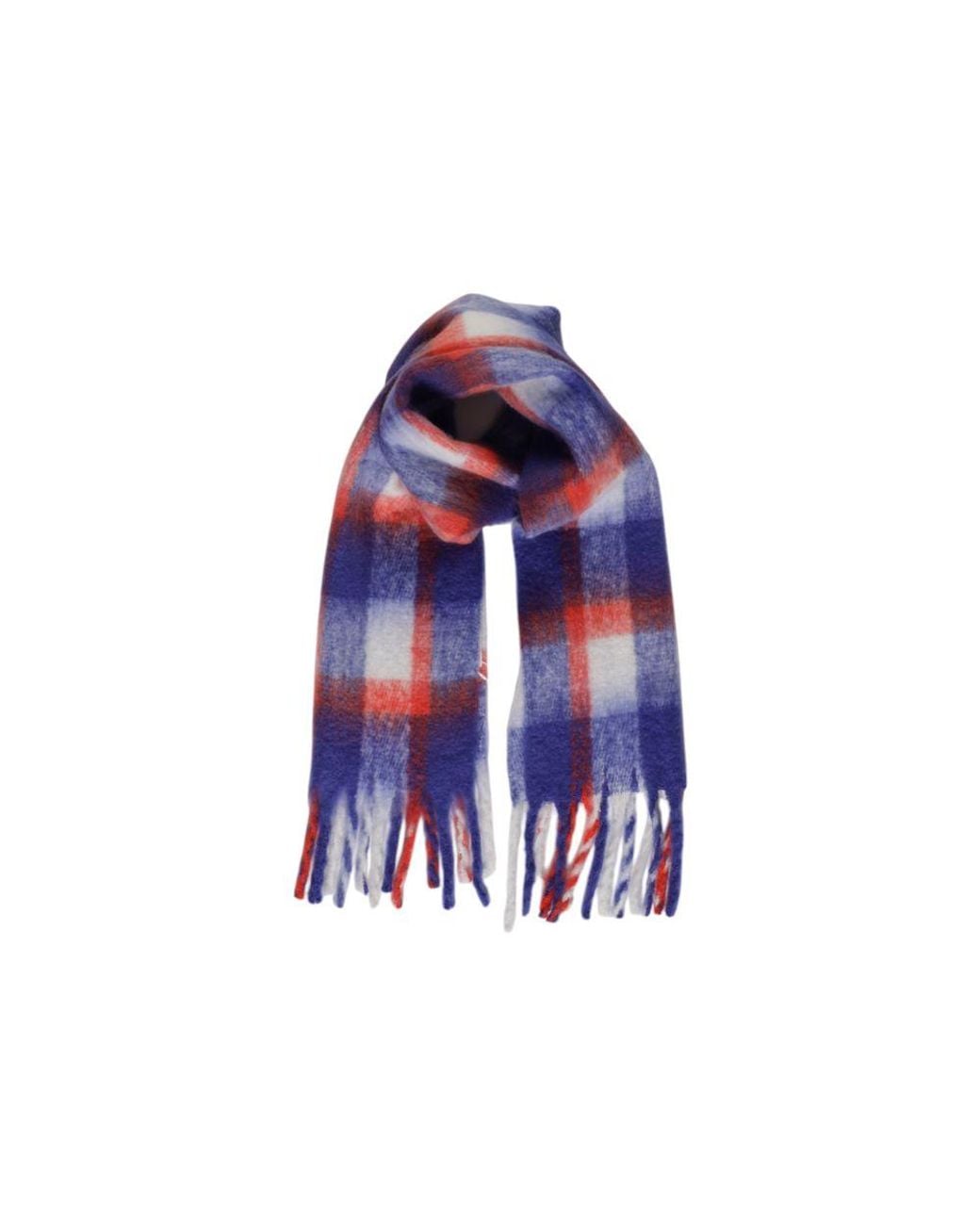ONLY Blue Purple Polyester Scarf