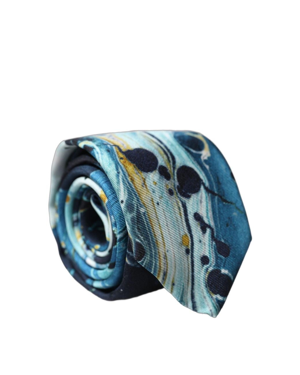 Dolce & Gabbana Multicolor Patterned Silk Adjustable Tied Necktie Tie for men