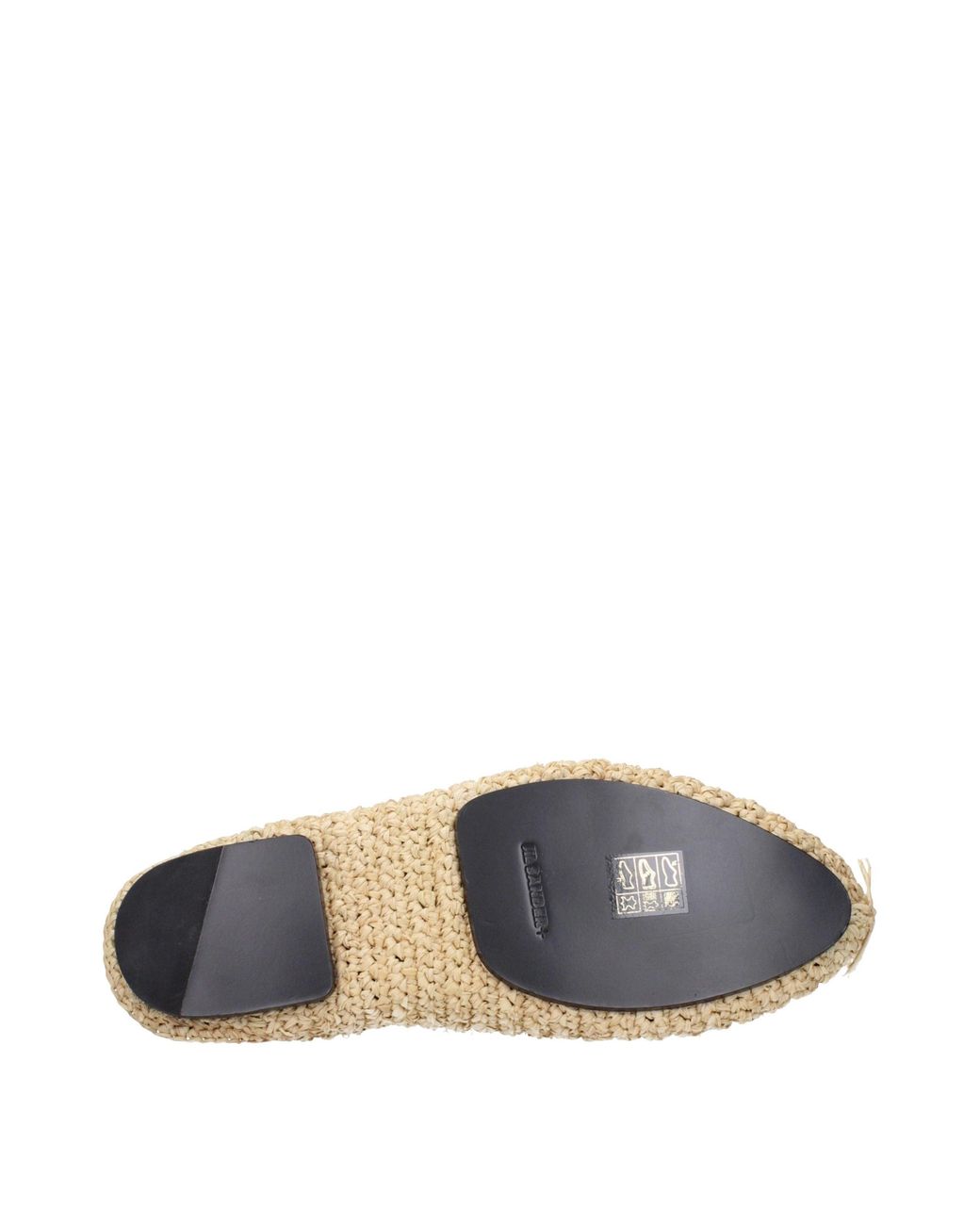 Jil Sander Natural Raffia Slippers