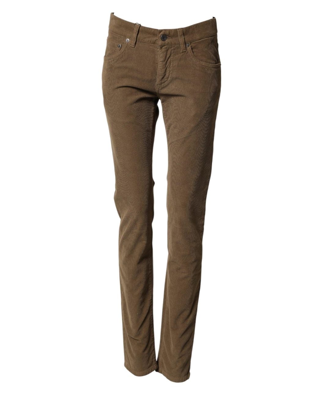 Dolce & Gabbana Gray Cotton Stretch Skinny Denim Jeans Elastane Clothing for men