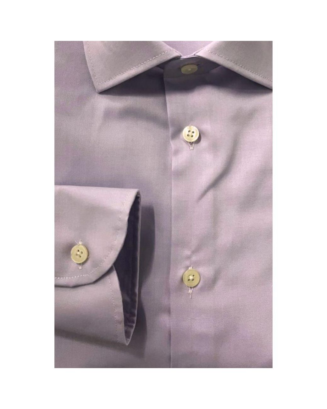 Baldinini Purple Cotton Men Shirt for men