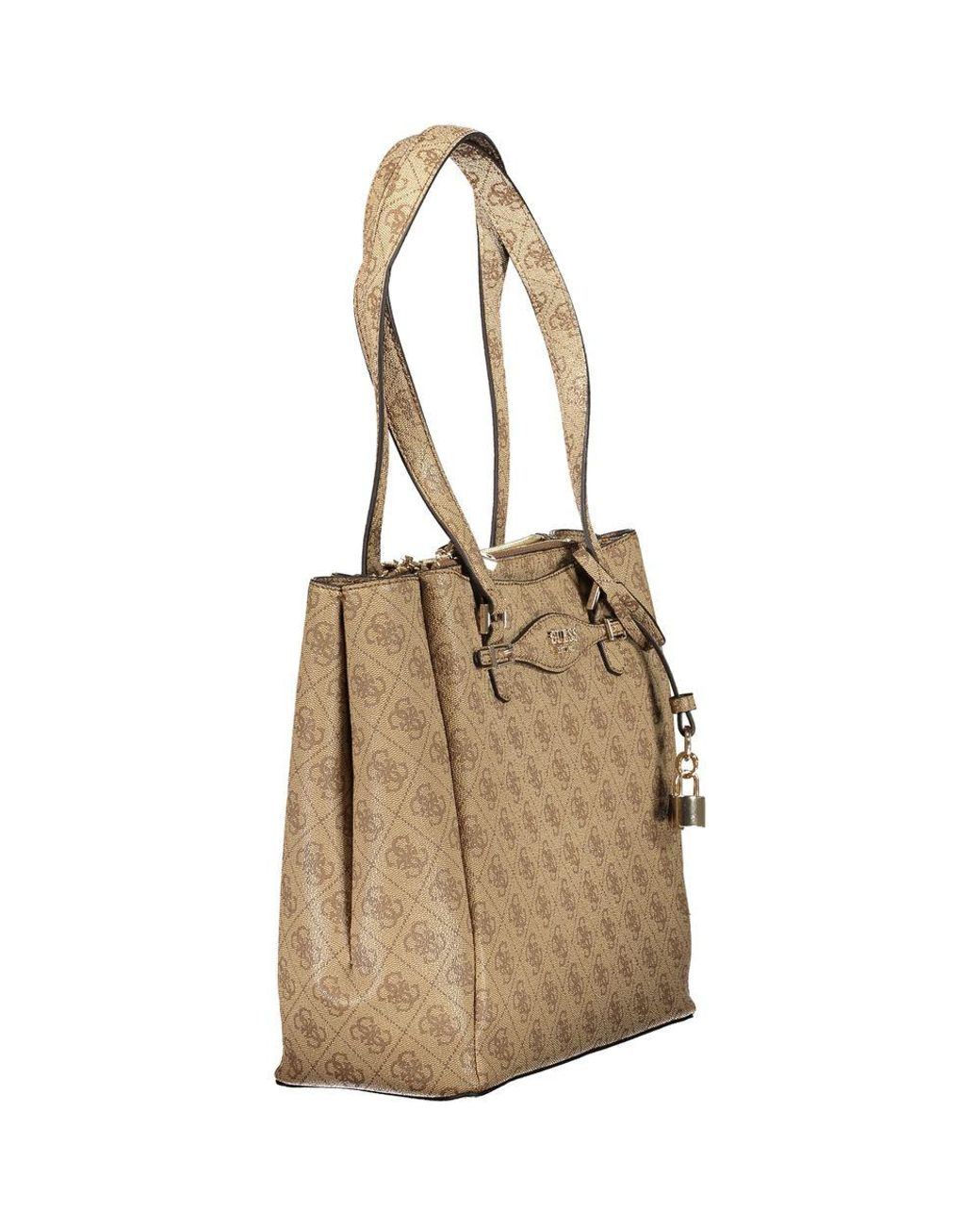 Guess Natural Polyurethane Handbag