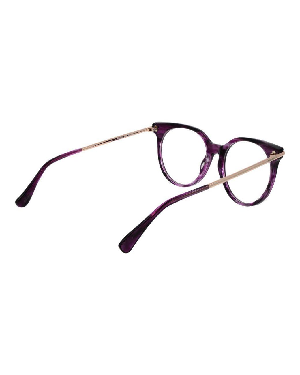 Max Mara Black Purple Acetate Glasses (frames)