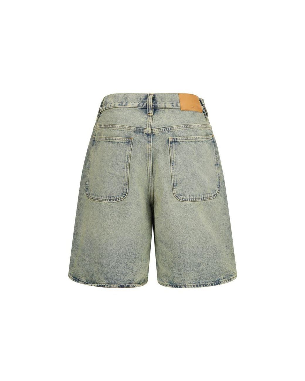sunflower Gray Blue Cotton Bermuda Shorts for men
