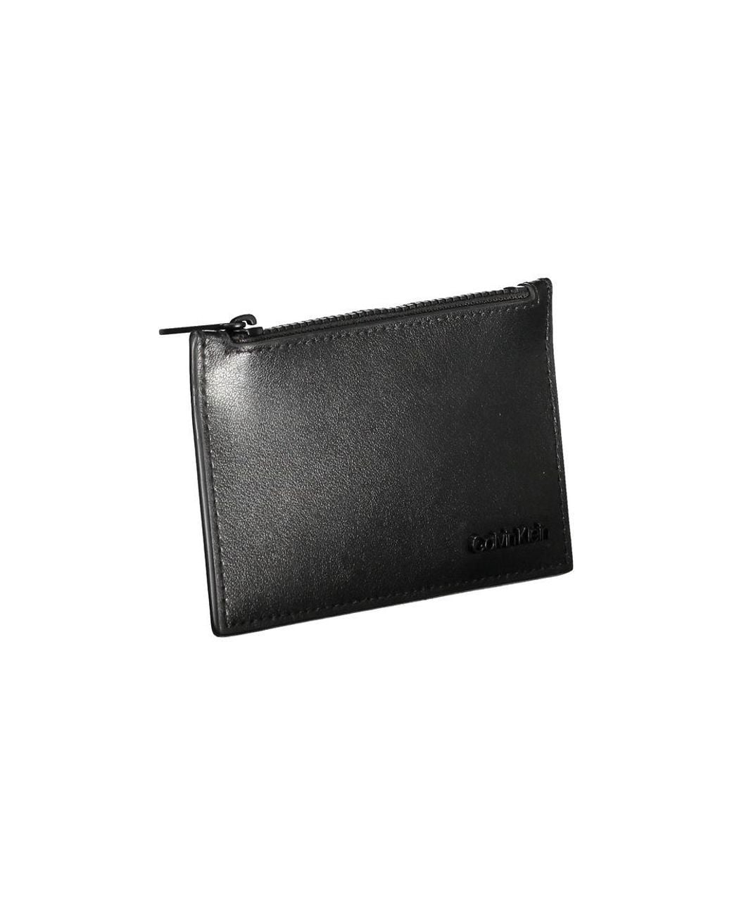 Calvin Klein Black Leather Wallet for men