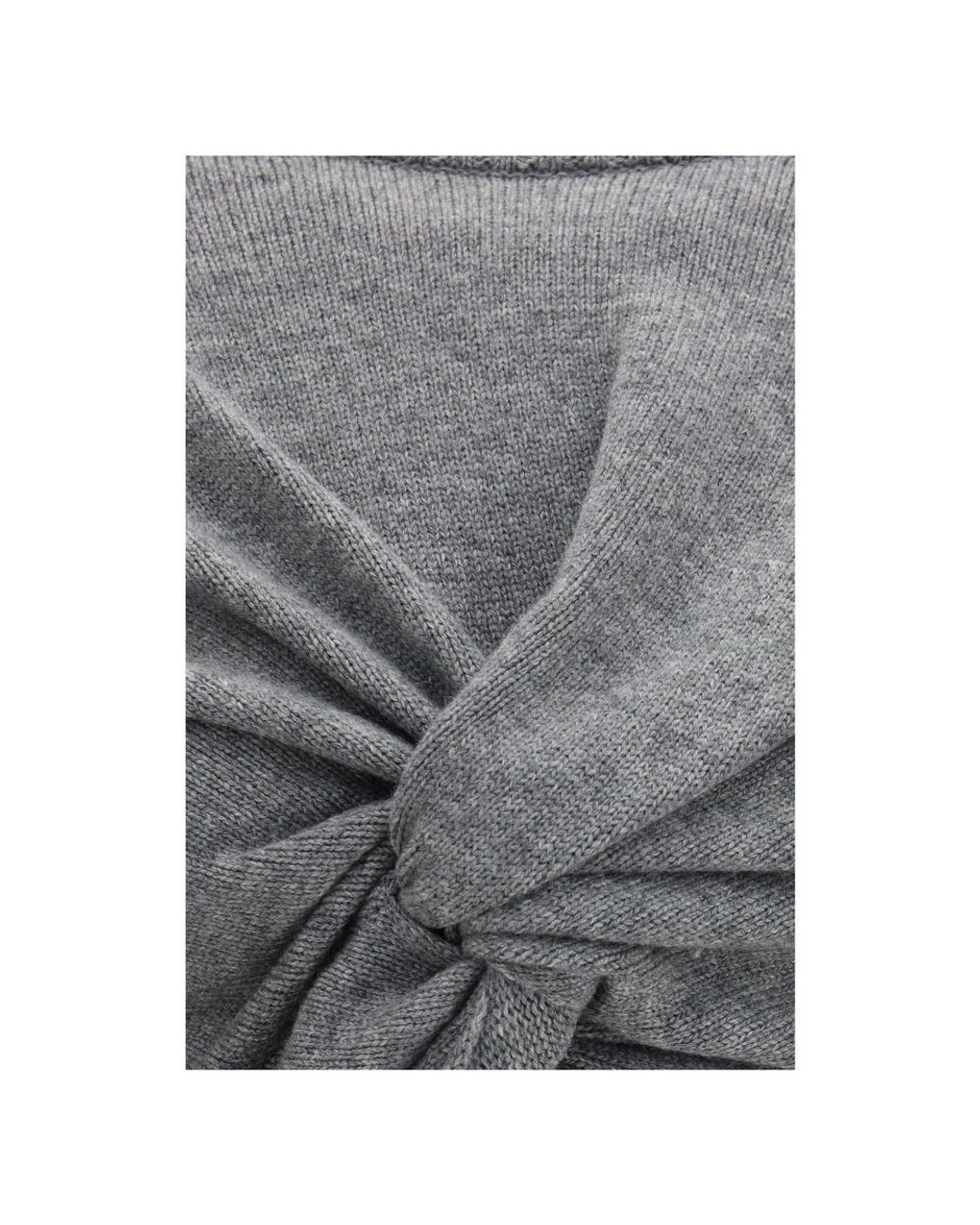 Balenciaga Gray Wool Oves Aries Sweatshirt