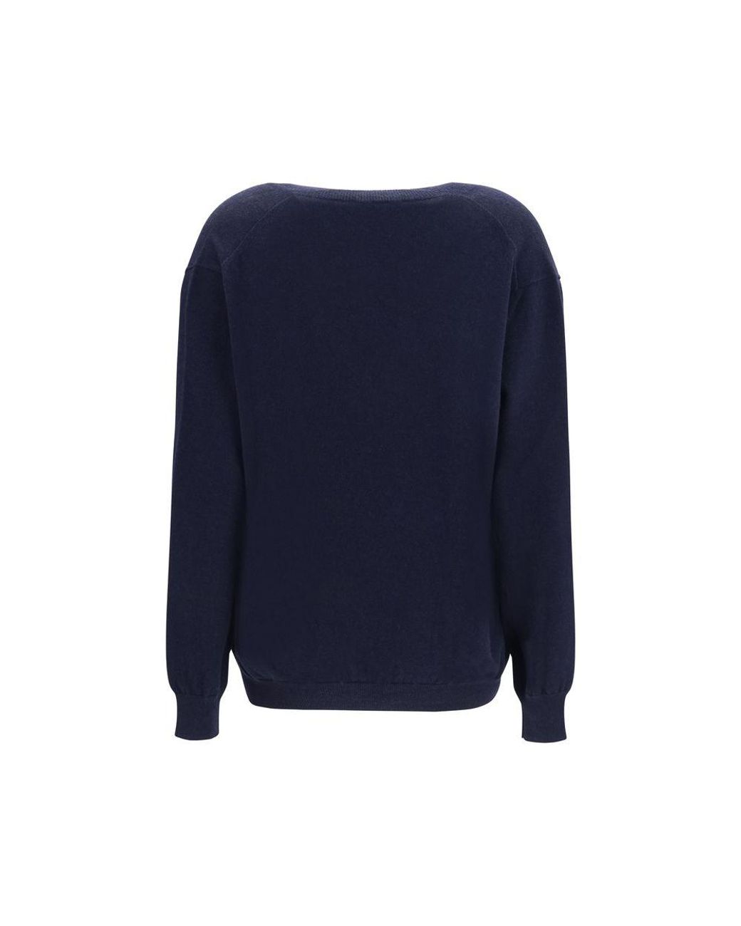 Malo Blue Cashmere Sweater