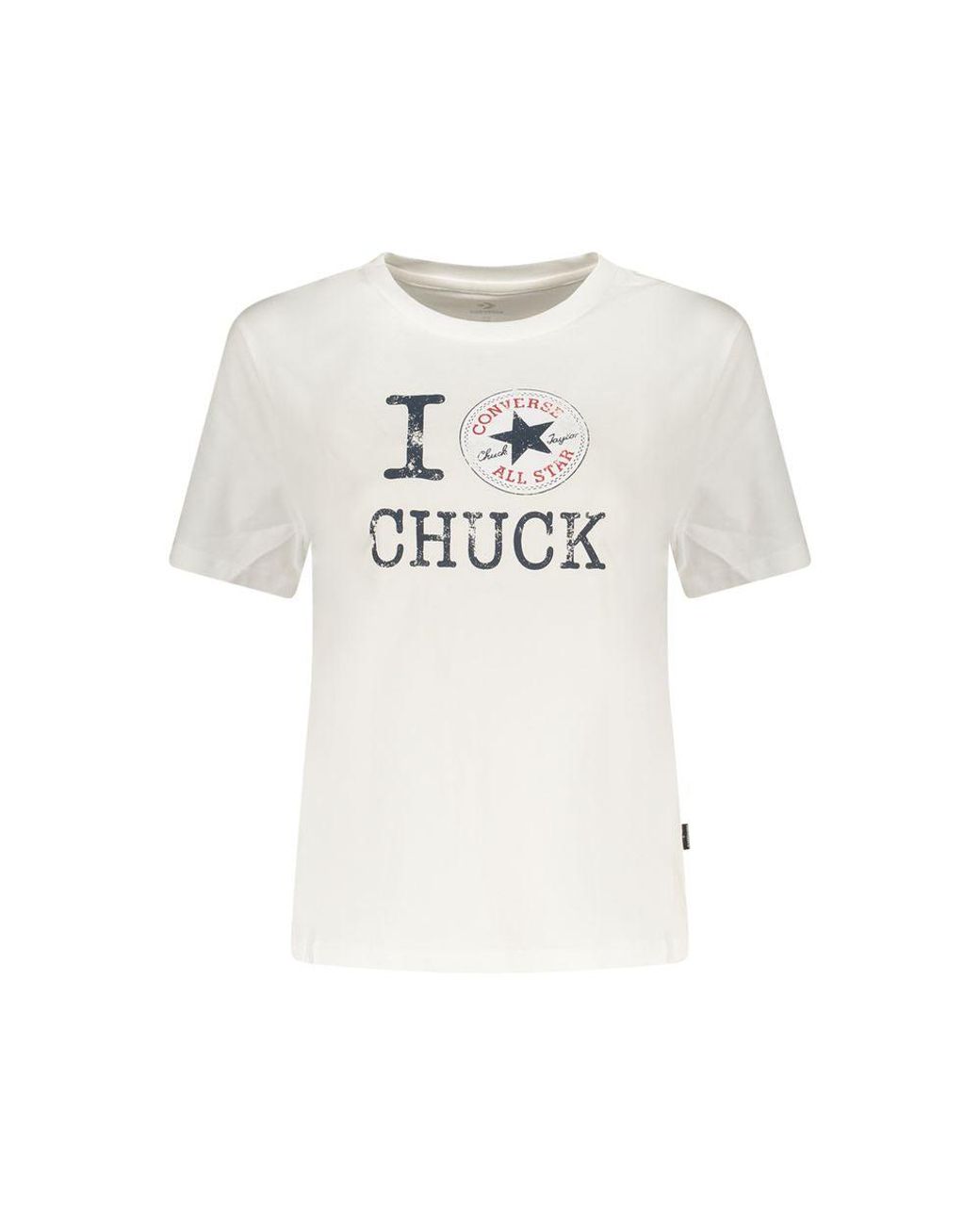 Converse White Bianco Cotton Donna T