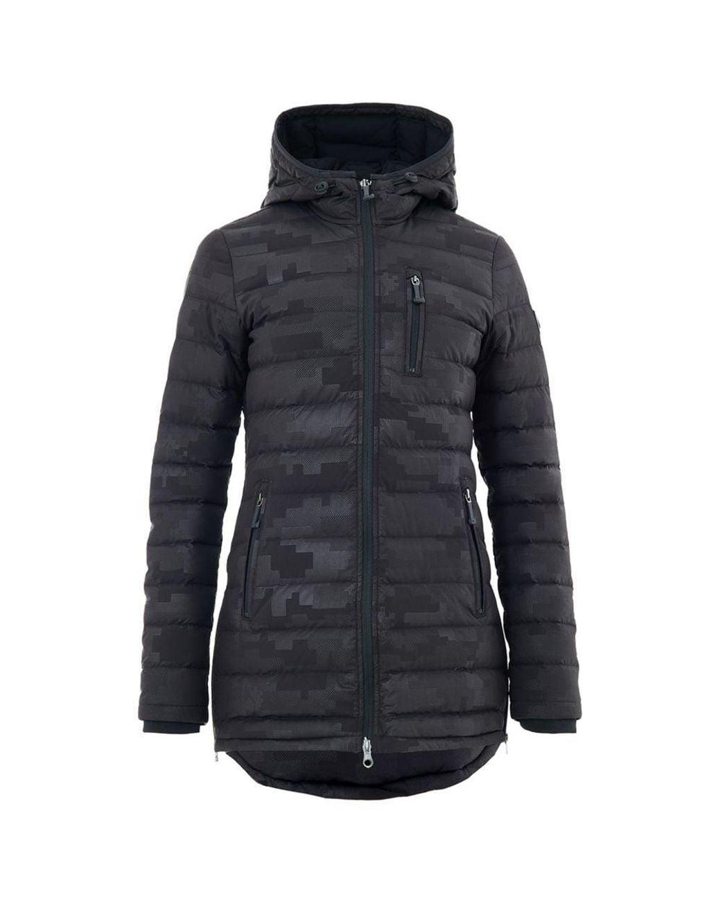 Moose Knuckles Blue Nylon Coat