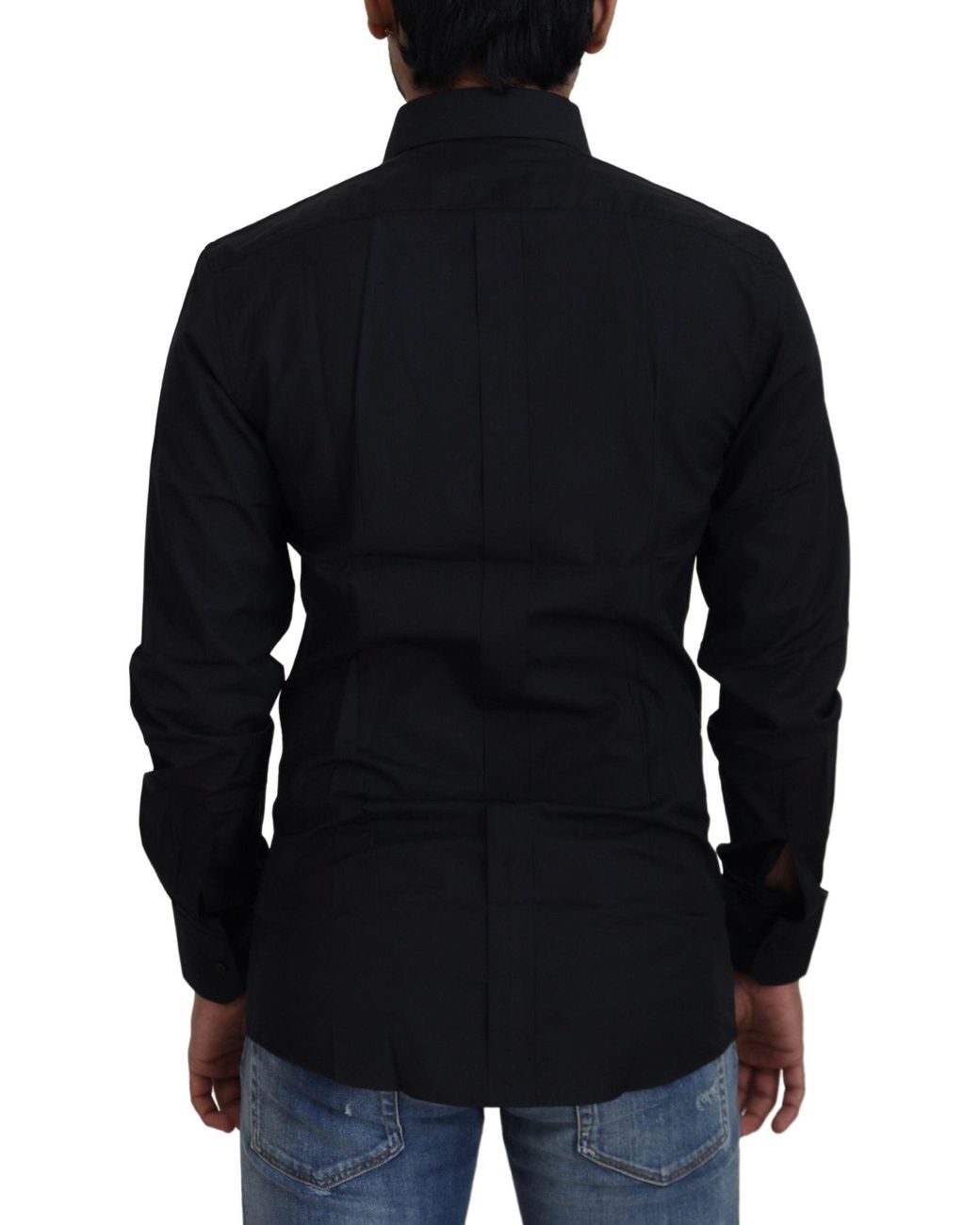 Dolce & Gabbana Blue Chic Cotton Dress Shirt for men