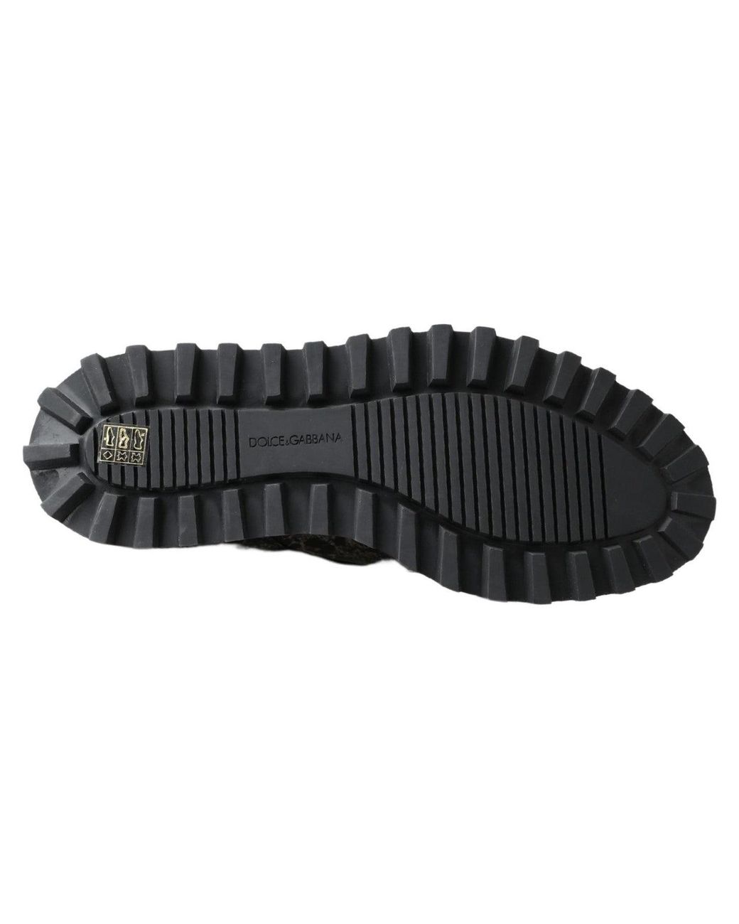 Dolce & Gabbana Black Derby Patent Leather Shoes for men