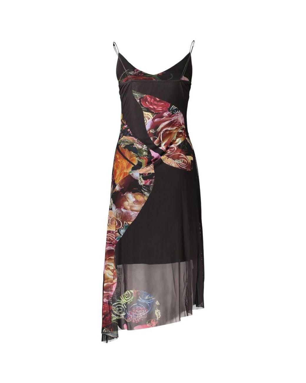 Desigual Black Polyester S Dress