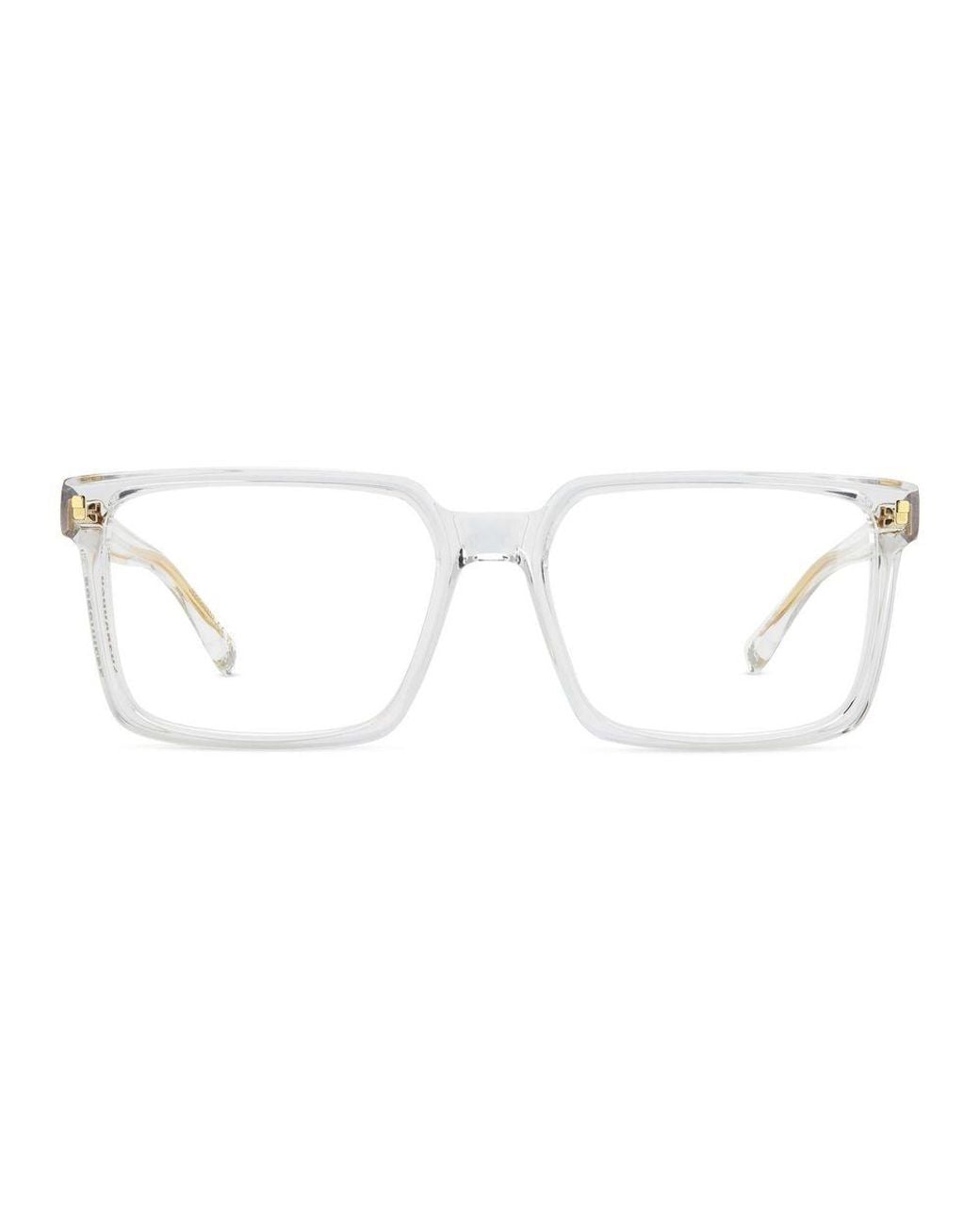 DSquared² Metallic Transparent Acetate Glasses (frames) for men