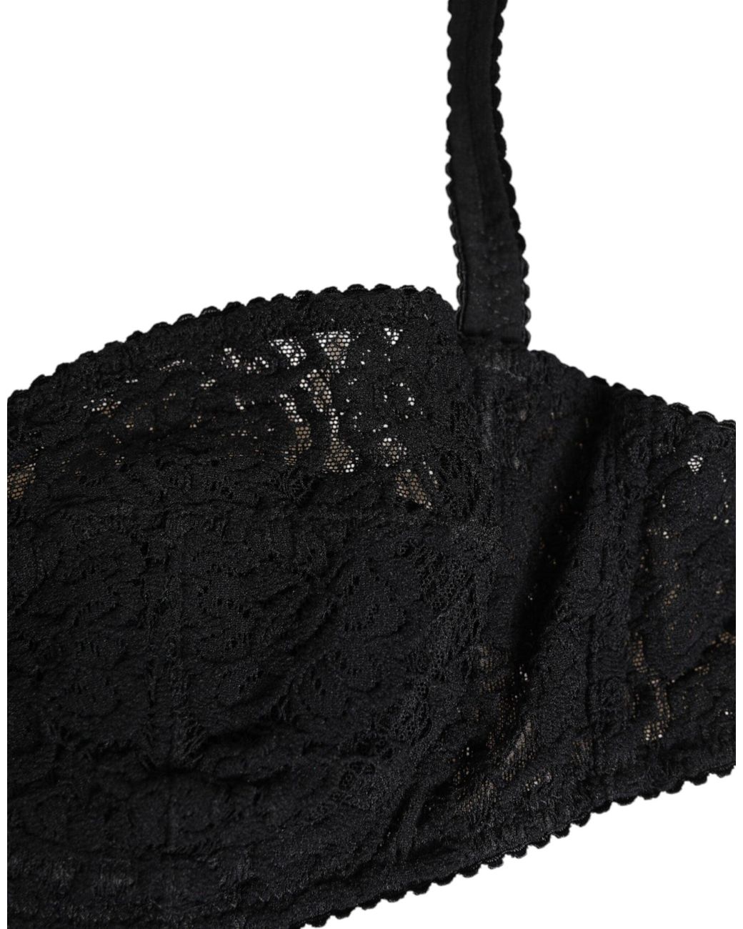 Dolce & Gabbana Black Lace Underwire Bra Lingerie Underwear Polyamide (Nylon) Clothing