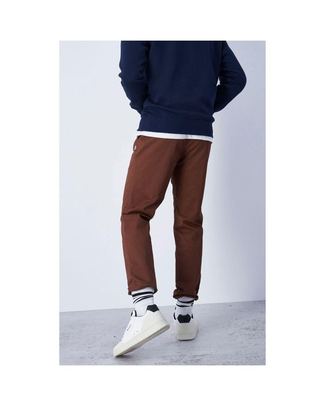 Champion Blue Cotton Joggers (Workout Pants) for men