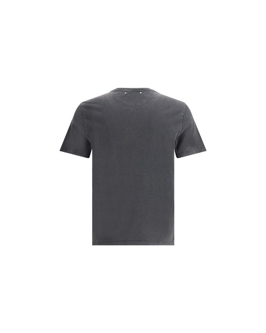 Golden Goose Deluxe Brand Gray Logoed T-Shirt for men