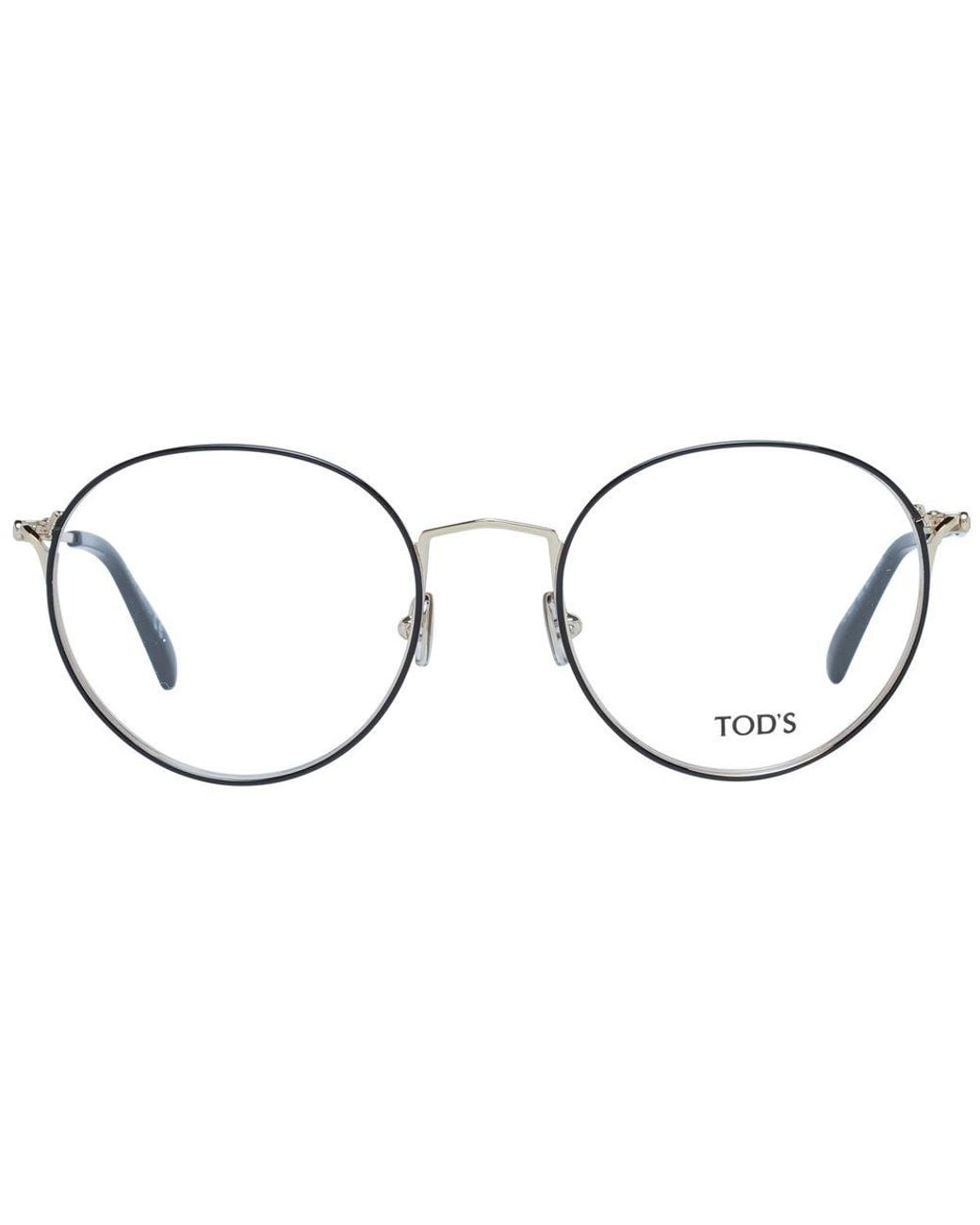 Tod's Metallic Black Optical Frames