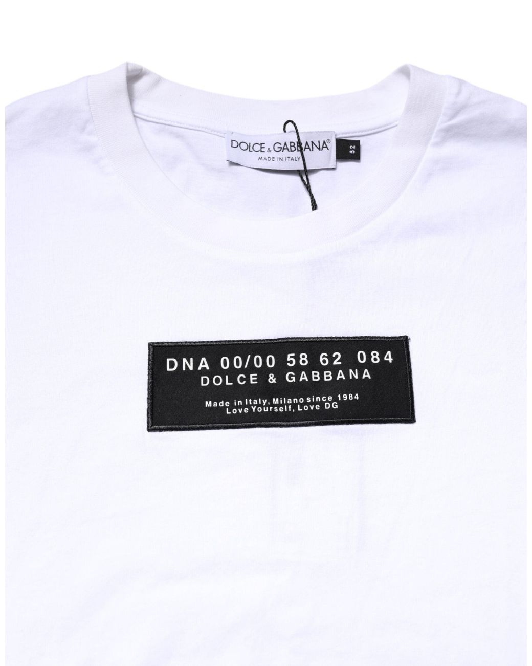 Dolce & Gabbana White Dna 0000 58 62 084 Tshirt for men