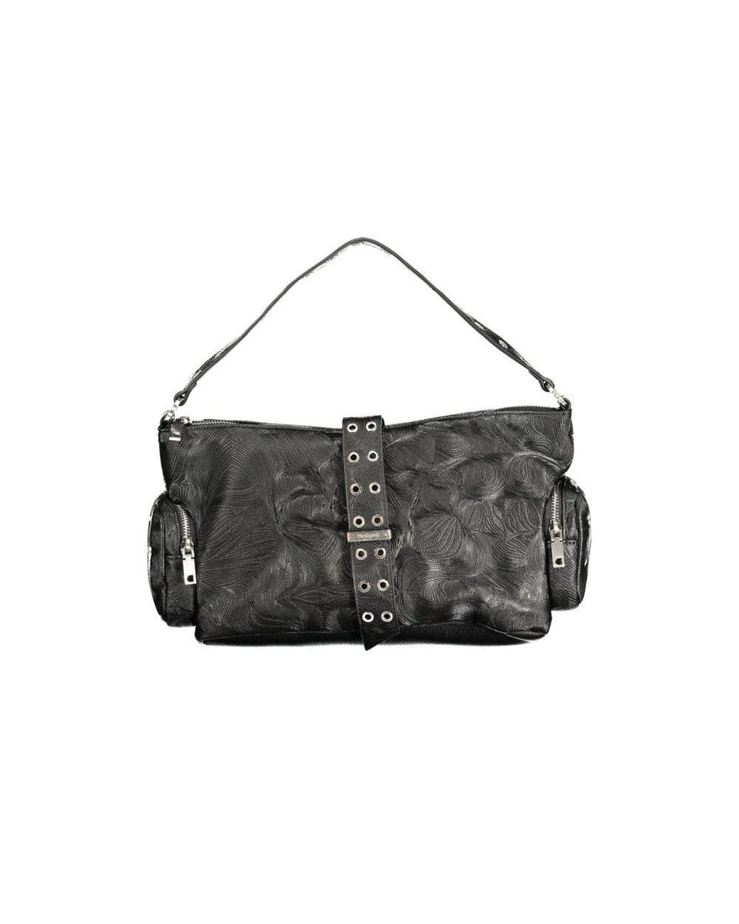 Desigual Black Nero Poliuretano Handbag