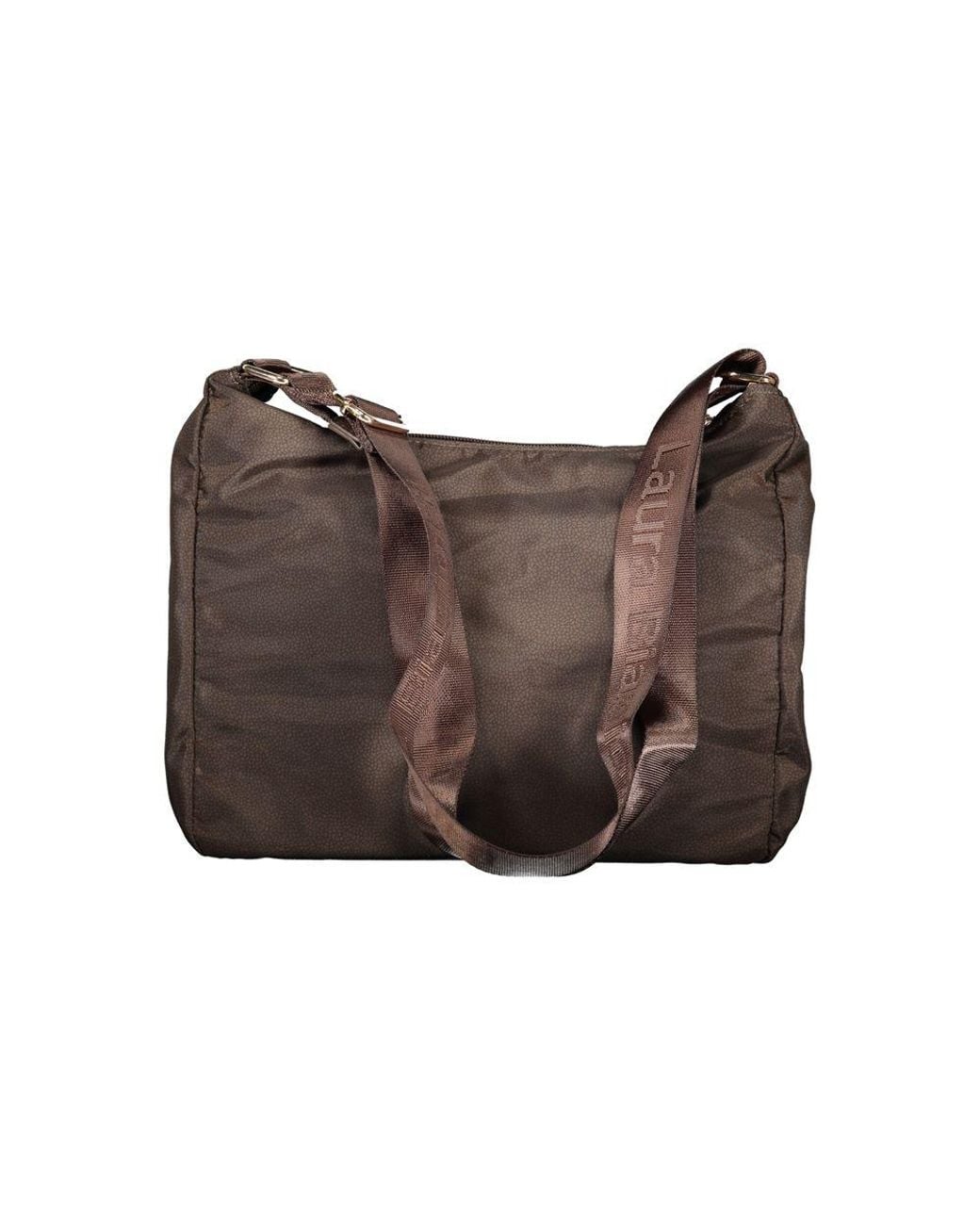 Laura Biagiotti Brown Marrone Polyester Handbag
