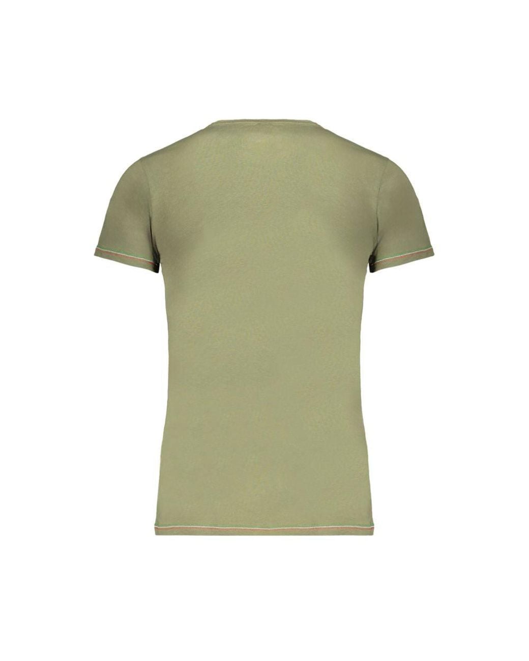 Aeronautica Militare Green Cotton T-Shirt for men