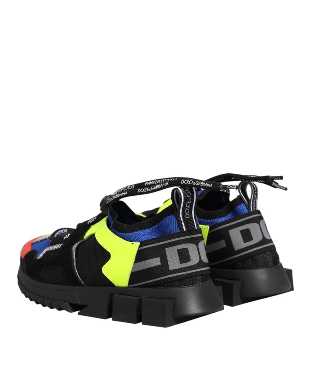 Dolce & Gabbana Blue Mesh Sorrento Trekking Sneakers Shoes