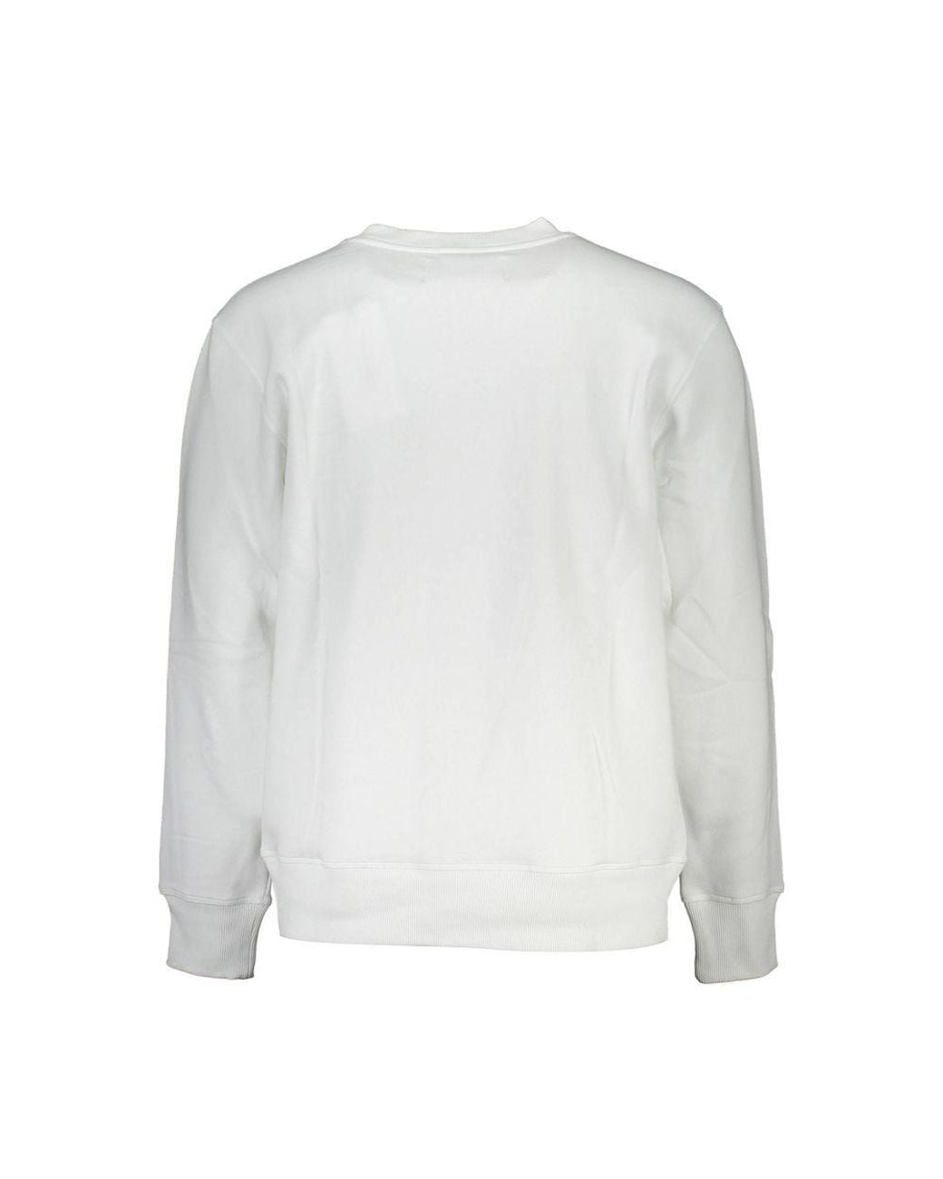 Calvin Klein White Cotton Sweater for men