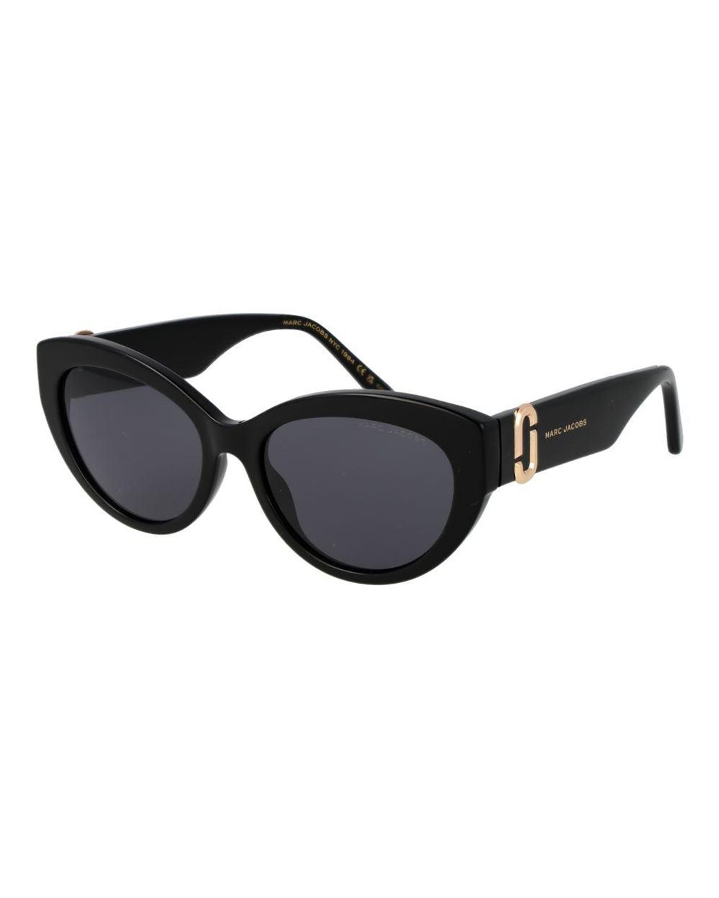 Marc Jacobs Black Acetate Sunglasses