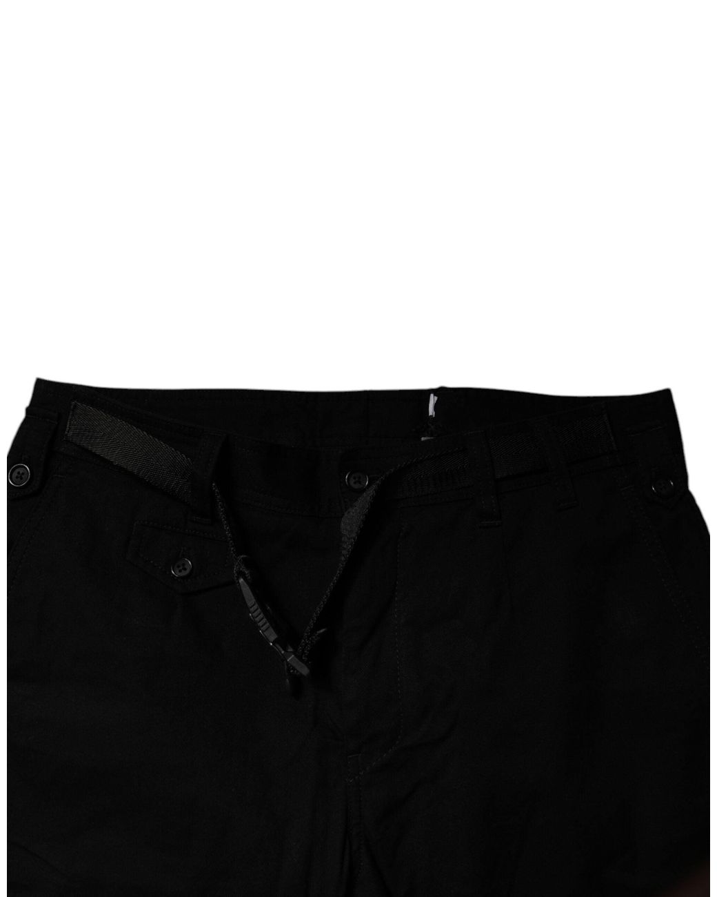 Dolce & Gabbana Black Cotton Stretch Skinny Cargo Denim Jeans for men