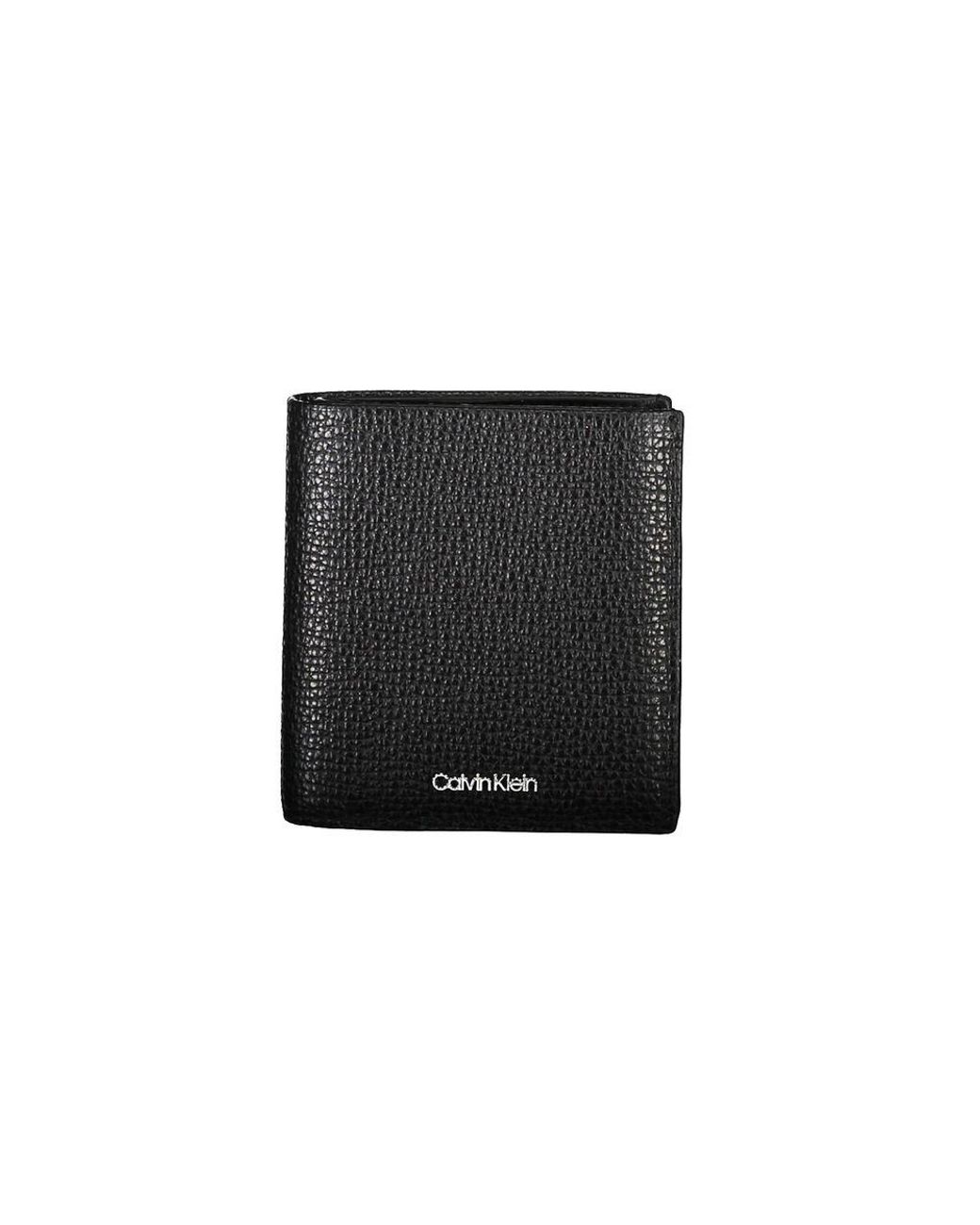 Calvin Klein Black Leather Wallet for men