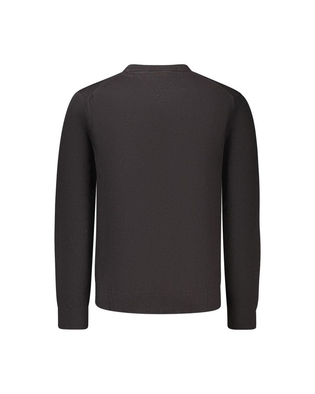 Tommy Hilfiger Black Cotton Men's Sweater for men