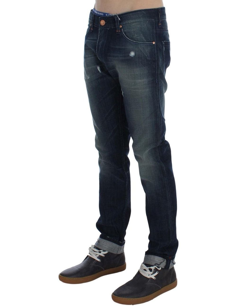Acht Denim Straight Fit Jeans Blue Sig30494 for men