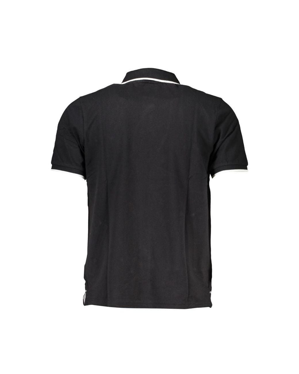 North Sails Black Cotton Polo Shirt for men