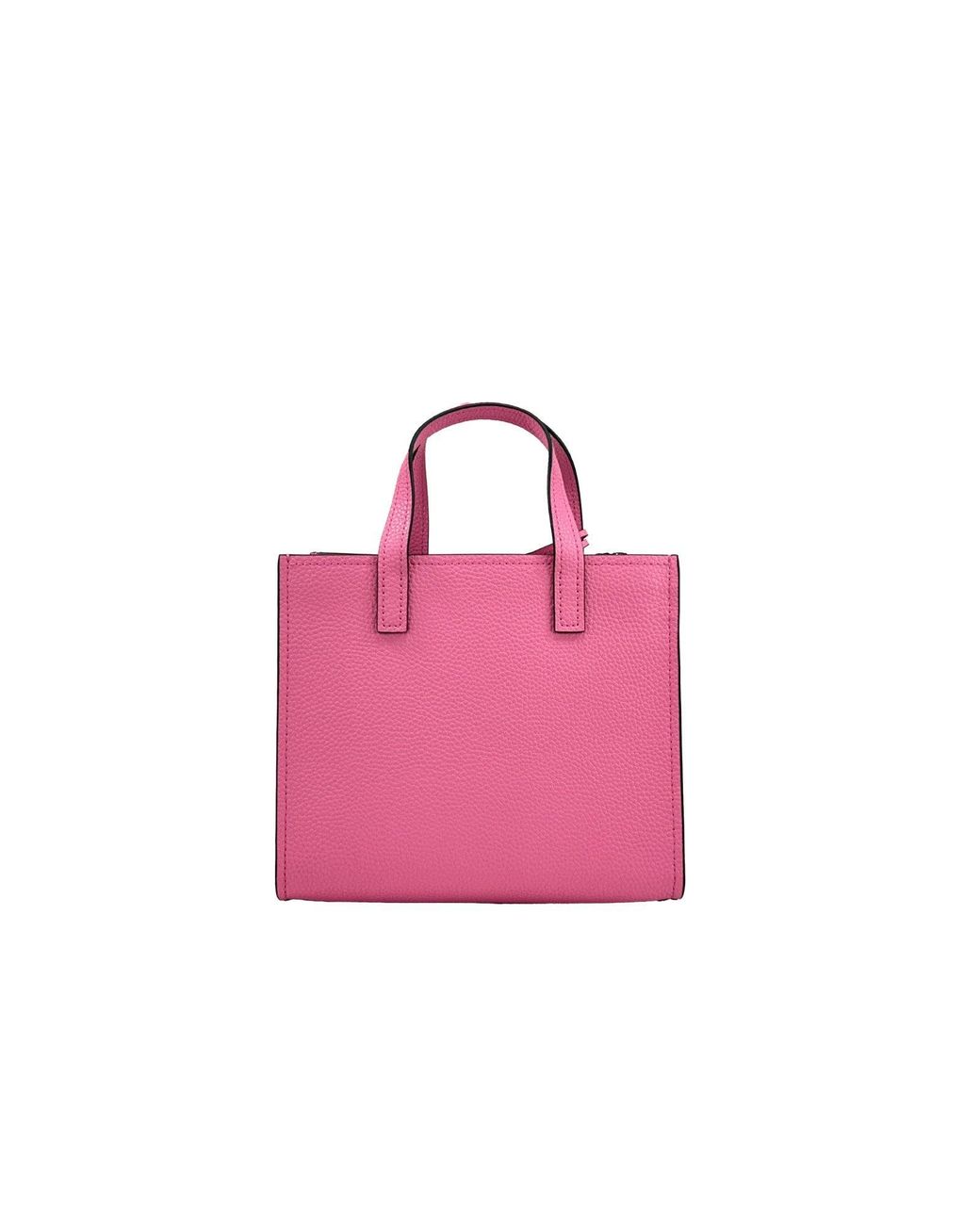 Marc Jacobs Mini Grind Pink Leather Crossbody Bag Purse
