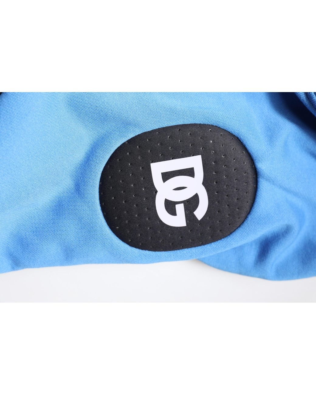 Dolce & Gabbana Blue Cotton Hooded Men Sportswear Vest Sweater for men