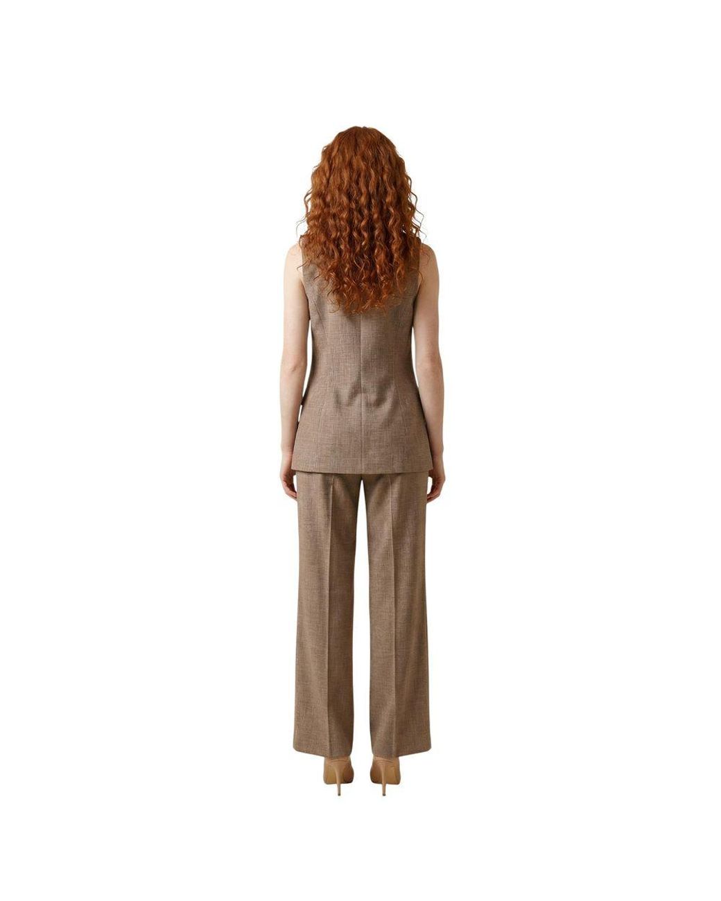 Liu Jo Brown Viscose Waistcoat